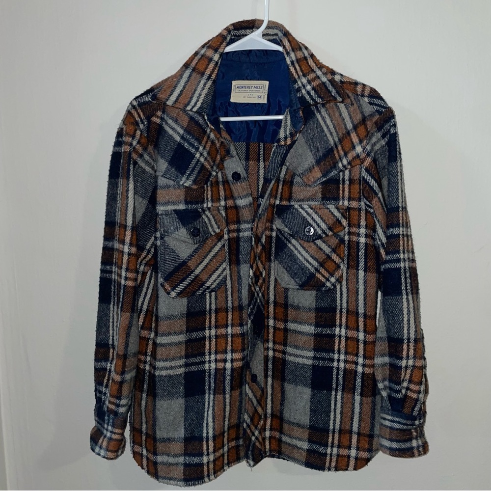 Monterey Mills vintage flannel jacket